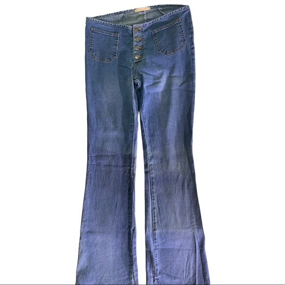 Forever 21 Retro Bell Bottom Jeans size M - Picture 2 of 7